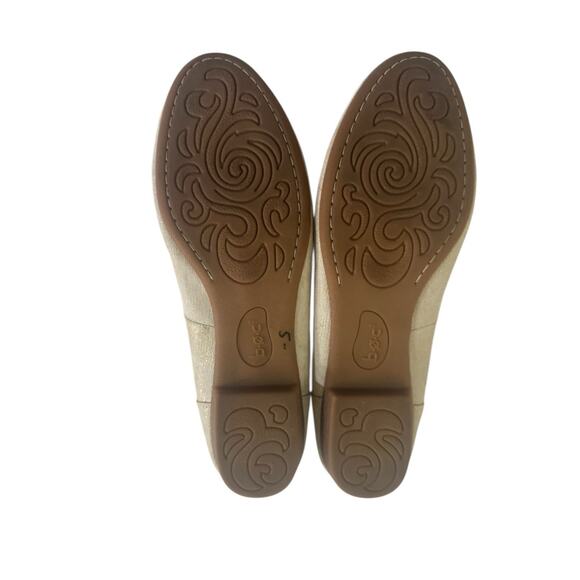 BOC Born Concept Emalia Womens 9.5 Beige & Metallic Gold Ballet Flats #5630 - Picture 10 of 13